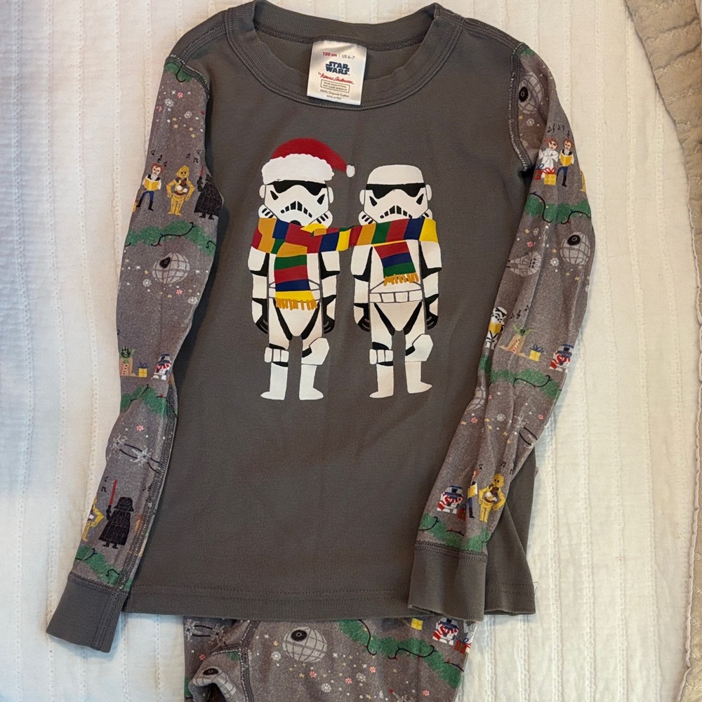 Star Wars Gray Stormtrooper Holiday Pajama Set